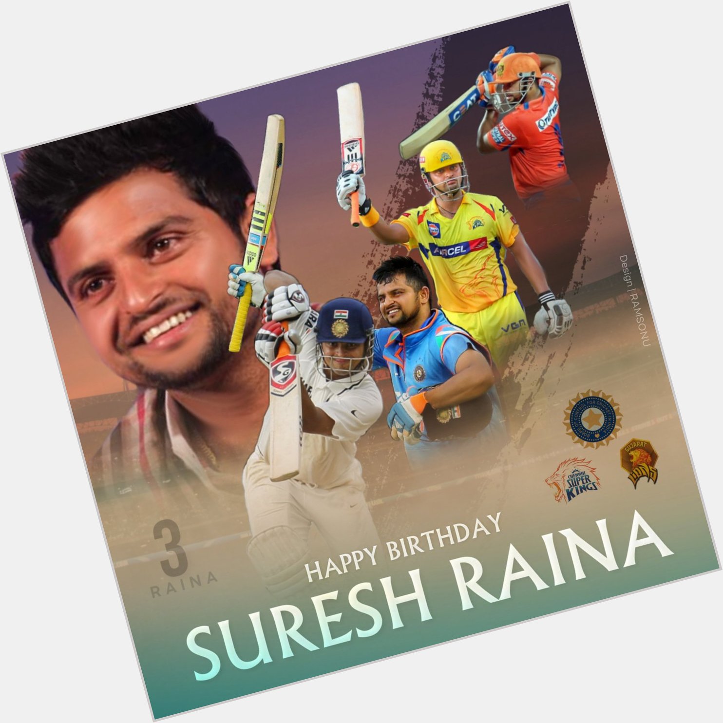 A bundle of energy and a live wire on the field. Here\s wishes Suresh Raina   a happy and cheerful birthday  