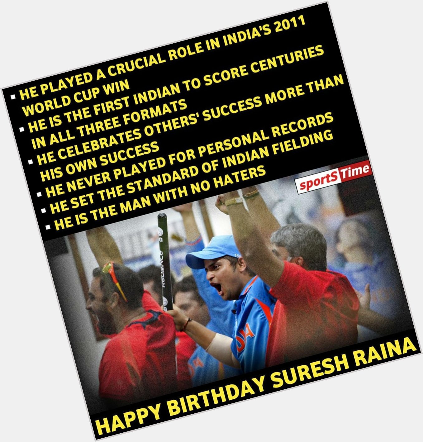 Happy Birthday Suresh Raina  
