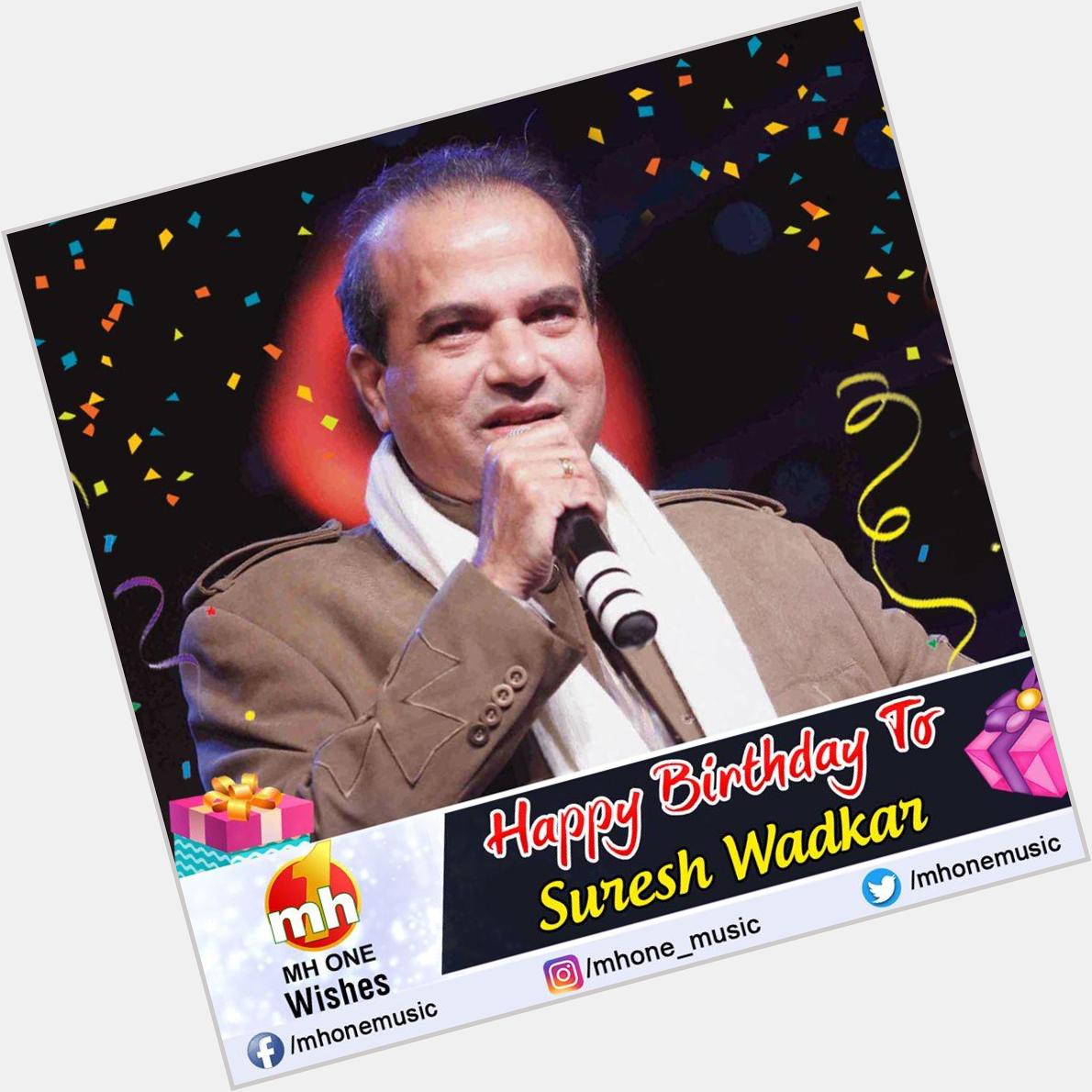 A very happy birthday to the very talented & legendary singer Suresh Wadkar Ji. 