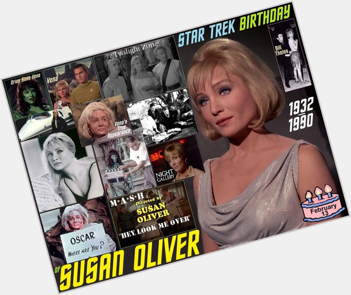 Happy belated birthday Susan Oliver. 