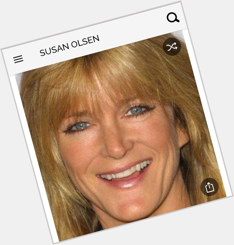 Happy birthday to this great actress.  Happy birthday to Susan Olsen 