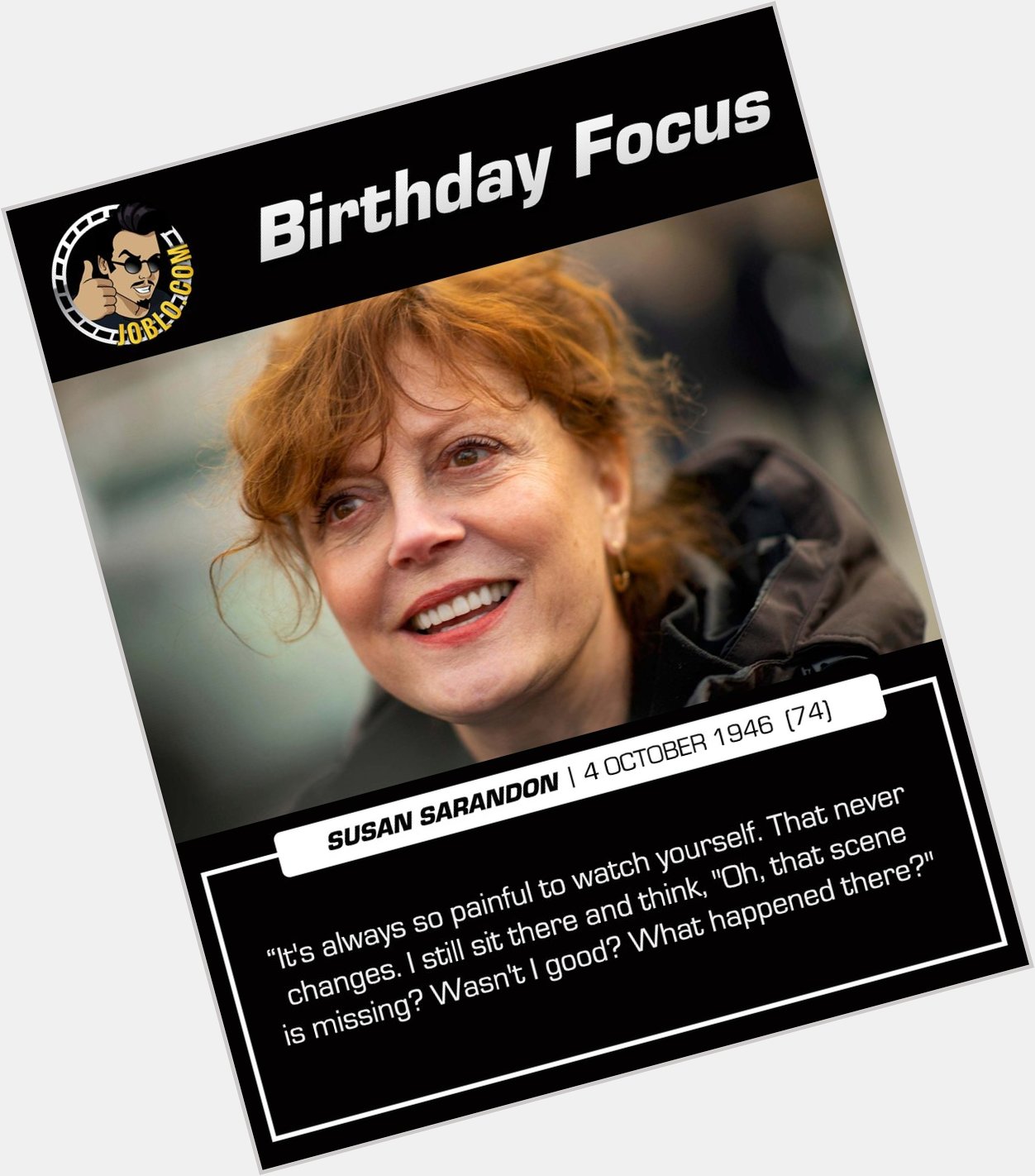 Happy 74th birthday to Susan Sarandon!

What is your favorite performance of hers? 