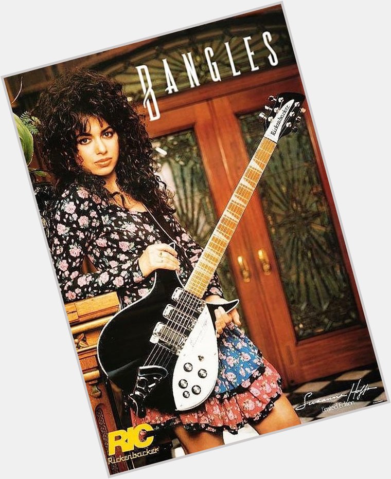 Happy birthday SUSANNA HOFFS!
Lead singer and guitarist for The Bangles
(January 17, 1959) 