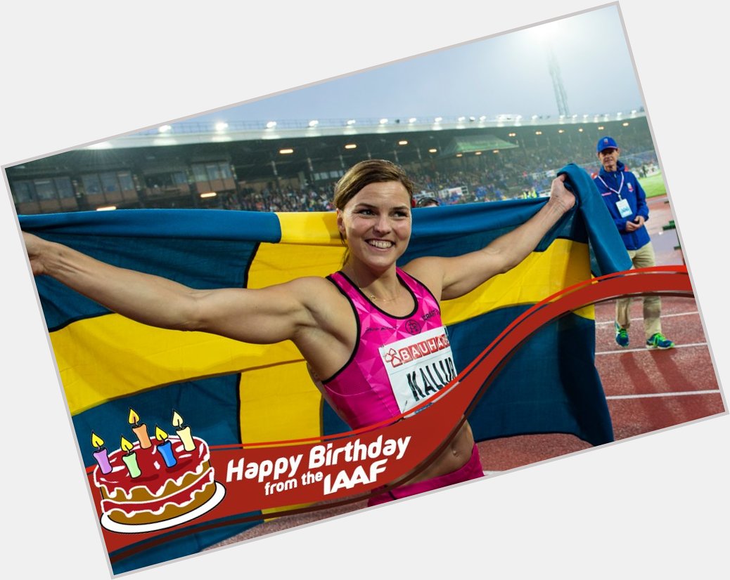 Happy birthday to 60m hurdles world record holder Susanna Kallur! 
