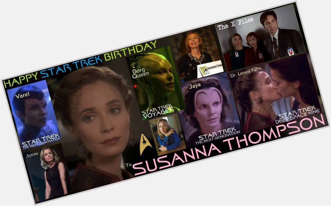 Happy birthday Susanna Thompson, born January 27, 1958.  