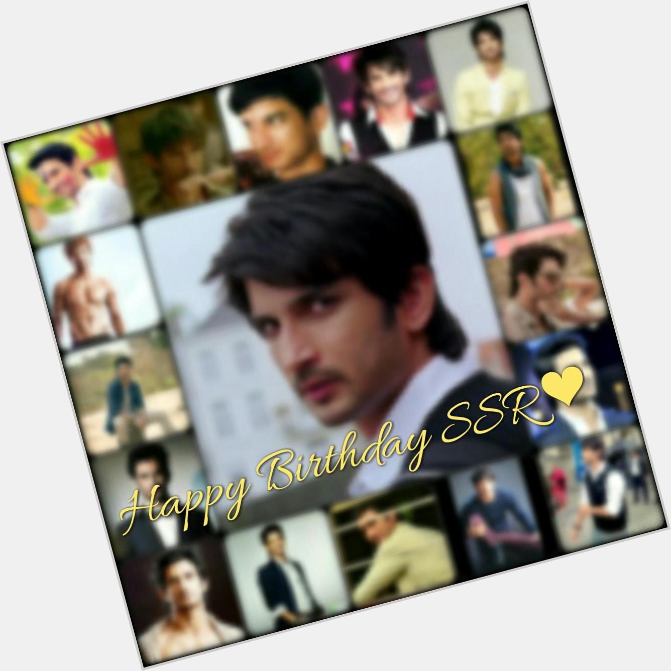  HAPPY BIRTHDAY SUSHANT SINGH RAJPUT . Its finally your birthday :\). I love you so much,forever & always 
