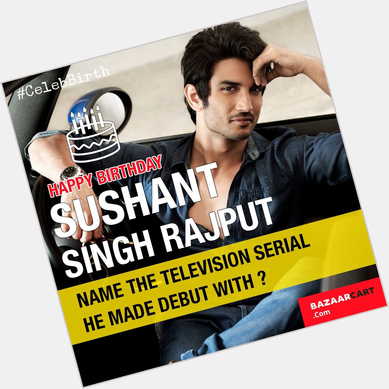 Happy Birthday To Sushant Singh Rajput
Can you name the television serial he made Debut In ?  