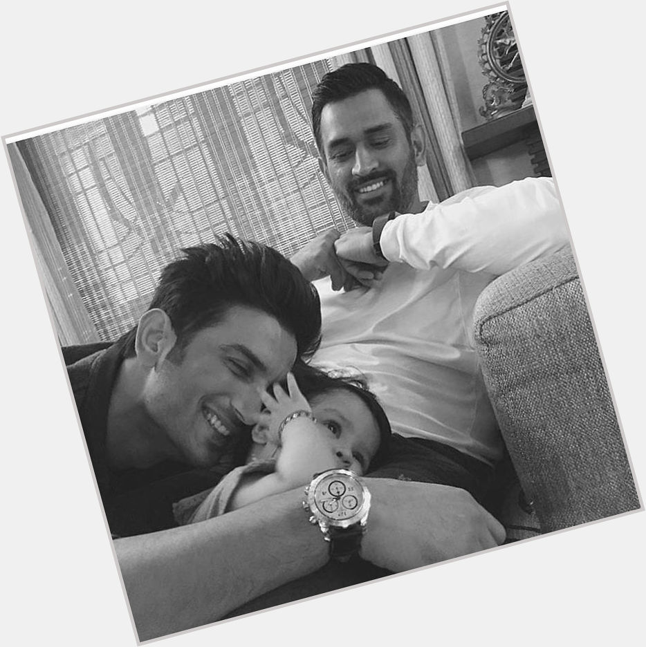  Sushant Singh Rajput wishes MS Dhoni s little angel Ziva a happy birthday in his 