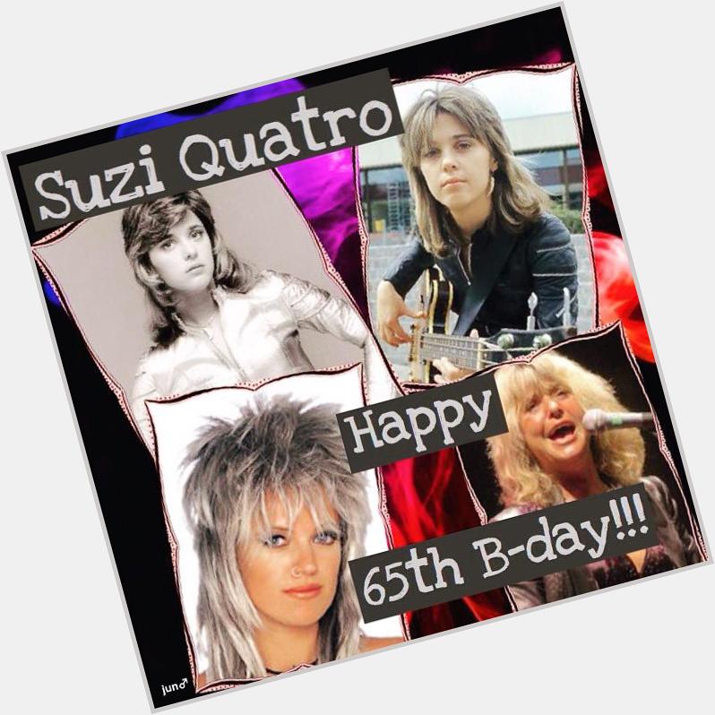 Suzi Quatro 

Happy 65th Birthday !!!

3 Jun 1950

Pioneer of American Female Rocker 