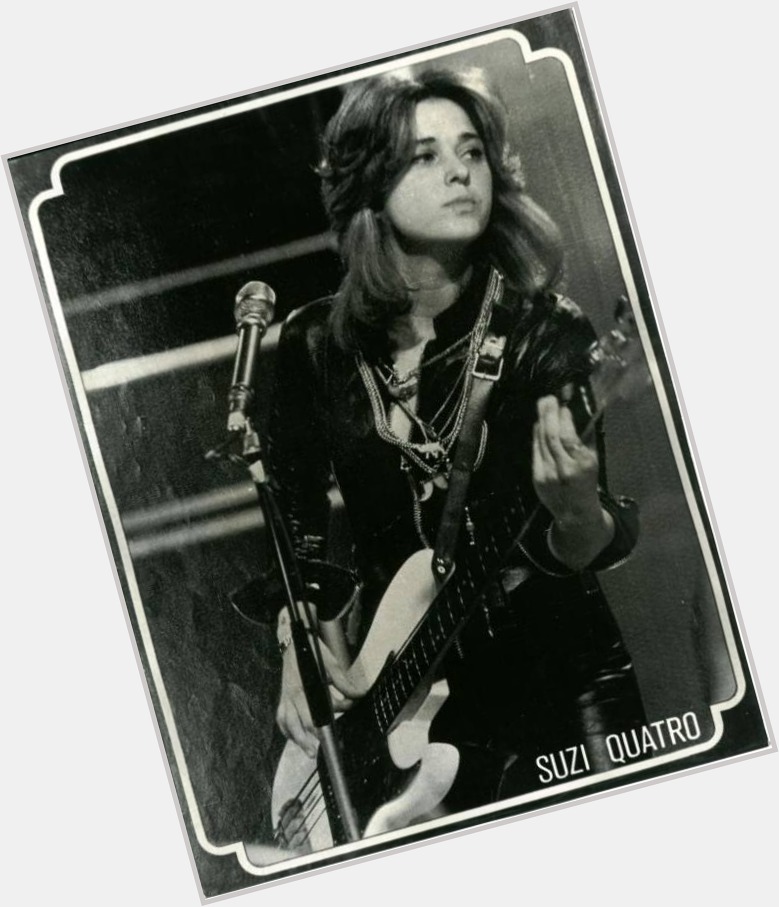 Happy Birthday to a true rocker! The mini leather dynamo, Suzi Quatro! \"Rock n\ Roll! It\s the music of puberty\" 