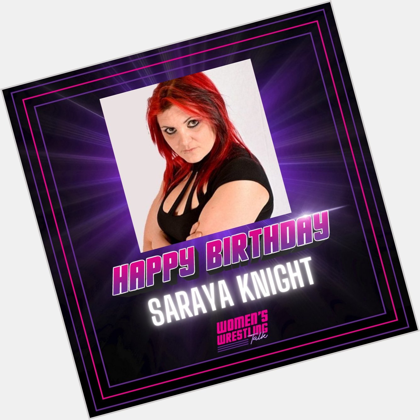 Happy birthday to the lovely Sweet Saraya Knight !  