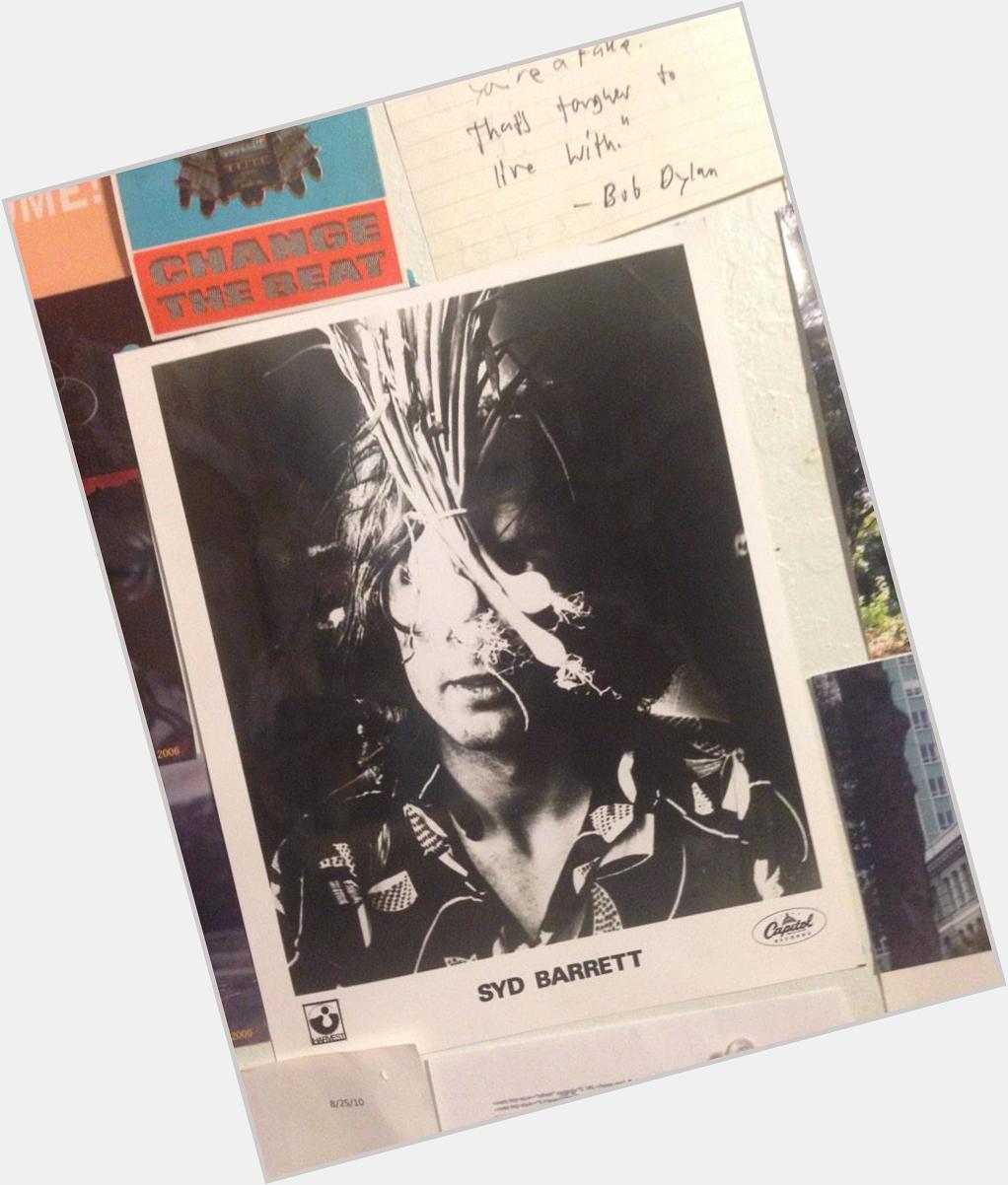 Happy birthday to Syd Barrett, aka \"Crazy Diamond\", founder of Pink Floyd. madcap Laughs, 1st solo rec, is my fav. 
