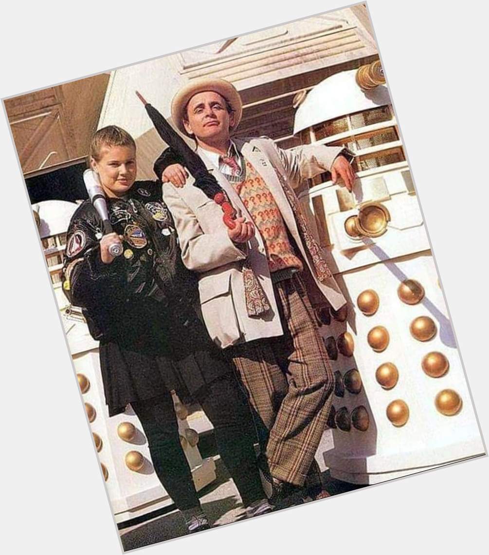 Happy birthday to my favourite TARDIS Team sophie aldred and sylvester McCoy 