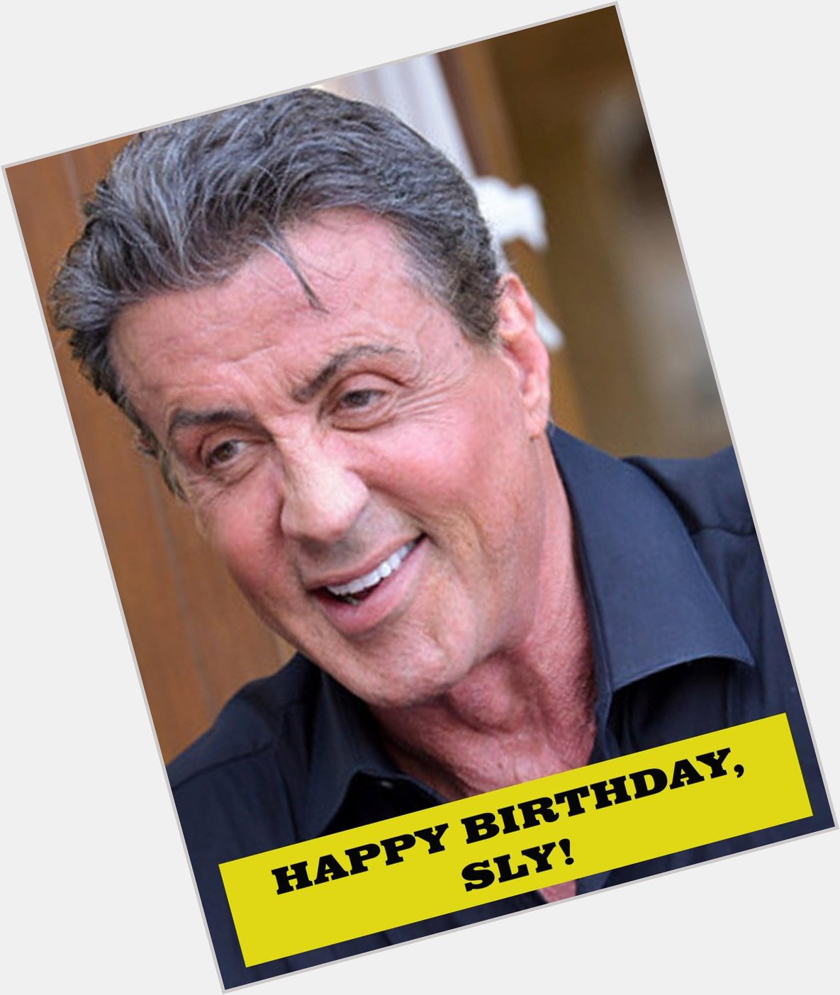 Happy Birthday to the man who brought us such iconic characters like Rocky and Rambo, Mr. Sylvester Stallone! 