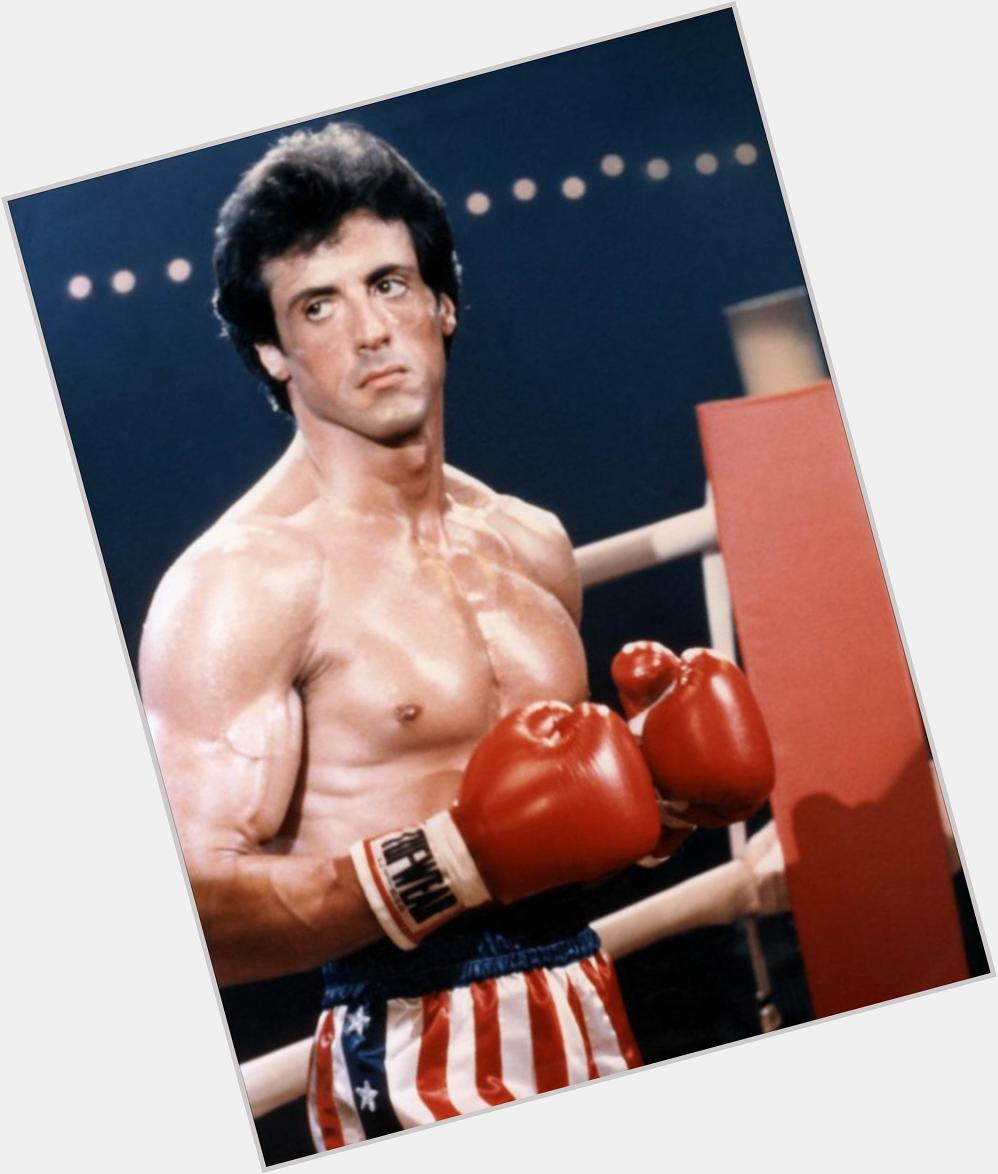   Happy Birthday to Sylvester Stallone aka Rocky Balboa!  Wow Rambo...