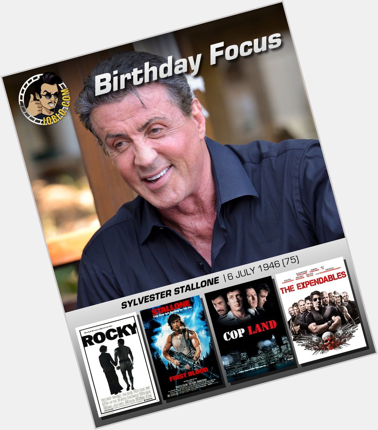 Wishing the incredible Sylvester Stallone a very happy 75th birthday! 