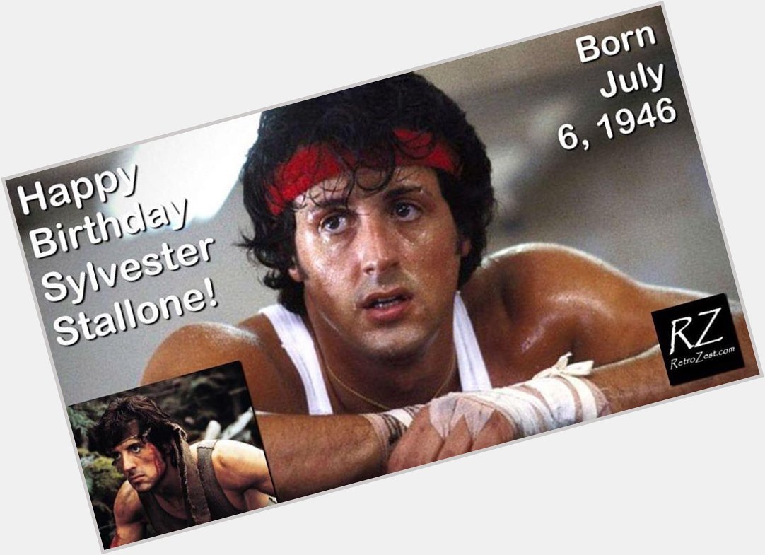 Happy 74th Birthday to legendary actor, director, screenwriter, and producer SYLVESTER STALLONE! 