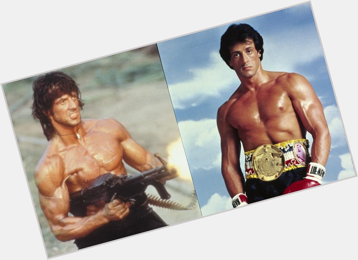 76 years ago today a genius was born.

Happy birthday to Sylvester Stallone. 