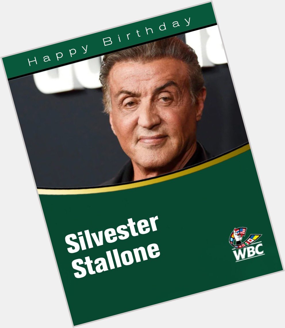 Happy birthday to the greatest ambassador of boxing Sylvester Stallone the great champion Rocky ! 