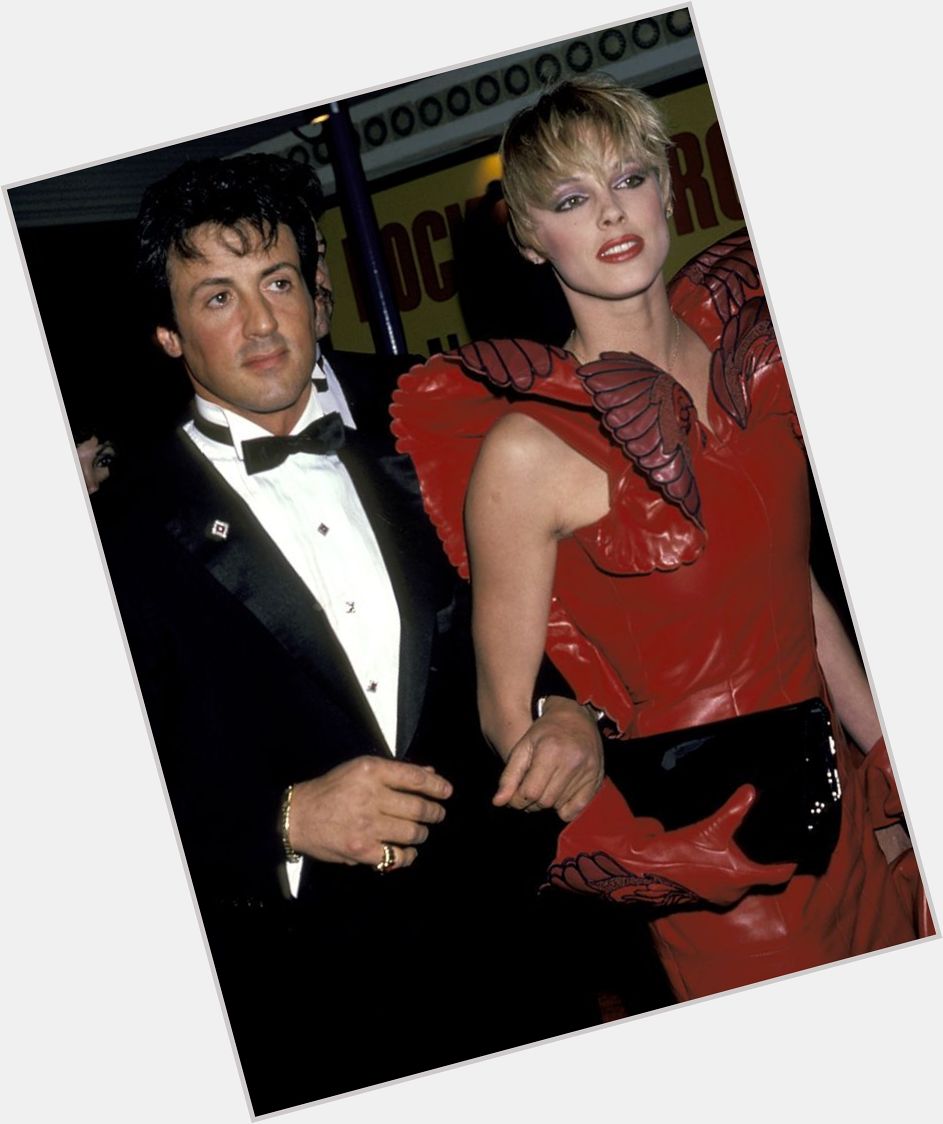 Have to wish 1 of my favorites actors a Happy Birthday, Sylvester Stallone. Here he is with BRIGITTE NIELSEN 