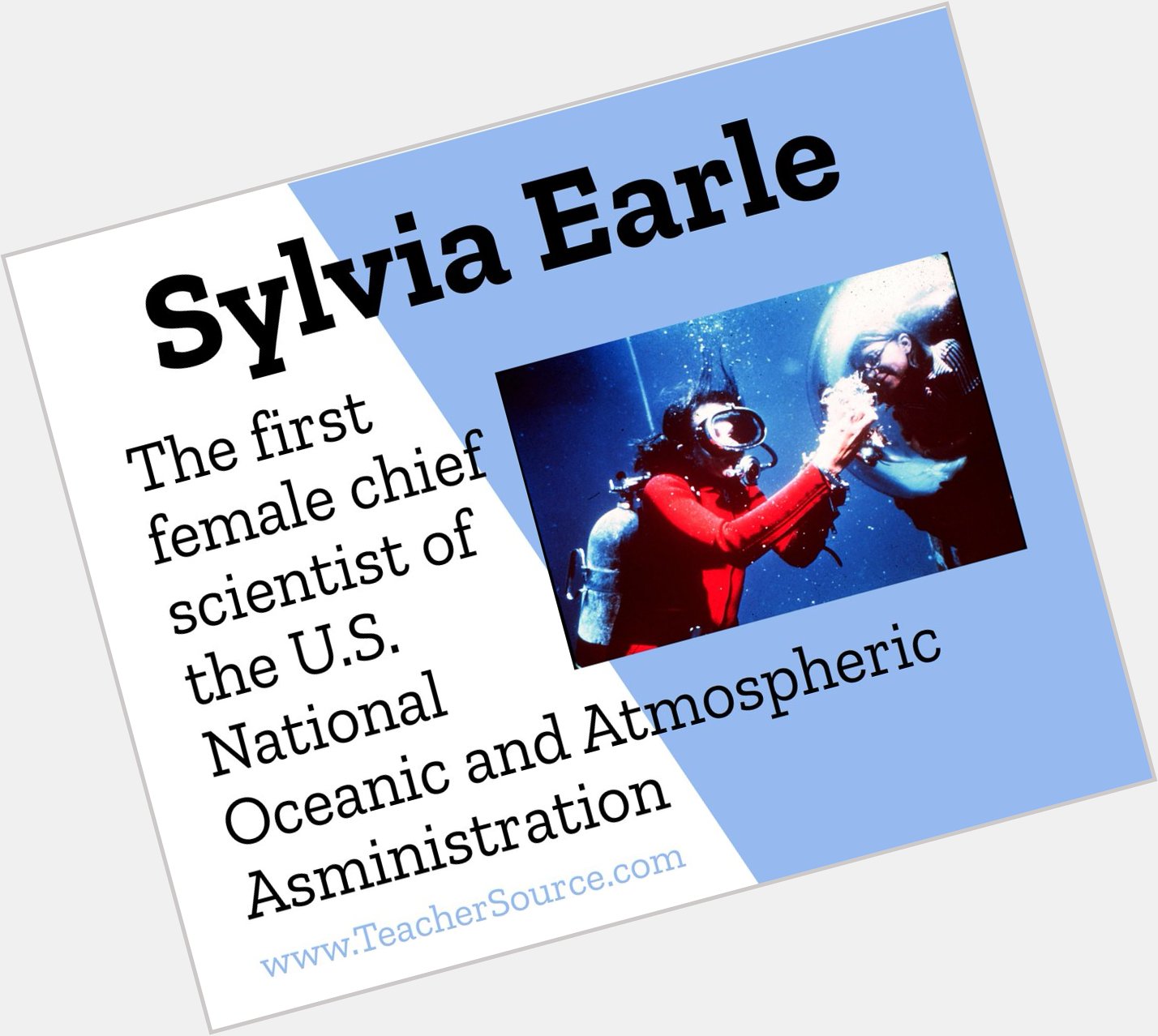 Happy birthday to Sylvia Earle, an American marine biologist and explorer  