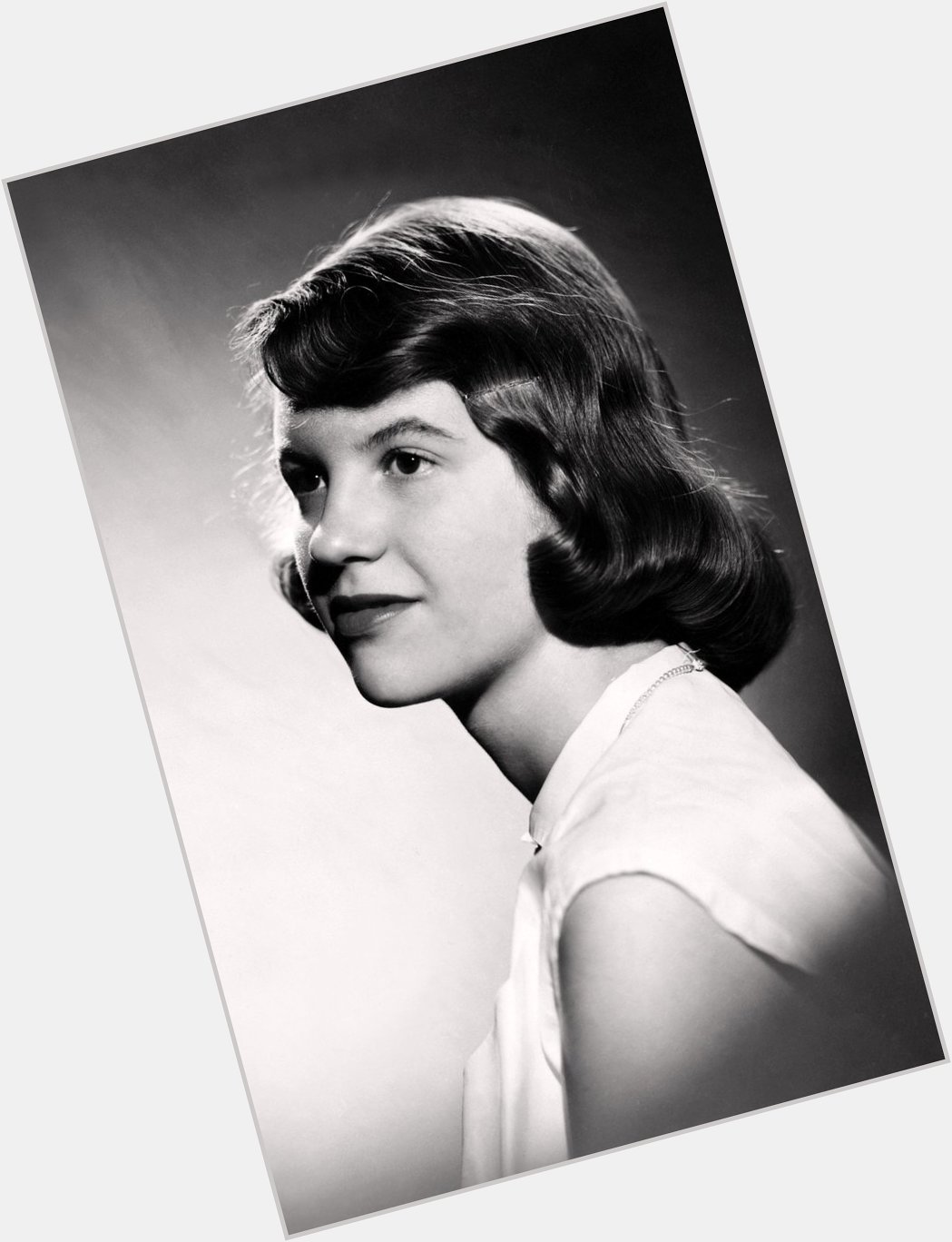 \"The silence depressed me. It wasn\t the silence of silence. It was my own silence.\" Happy Birthday Sylvia Plath 