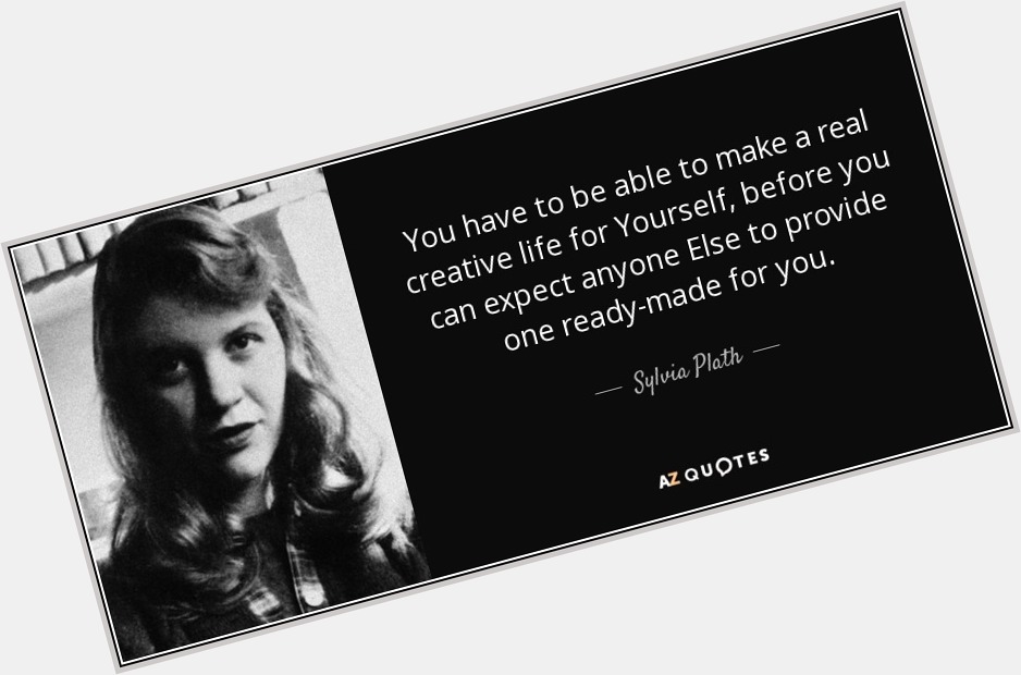 Happy Birthday to poet and novelist Sylvia Plath, of \"The Bell Jar\"! 