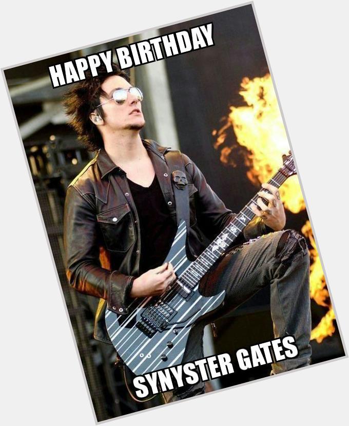 Happy Birthday Synyster Gates, keep rockin\  