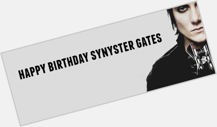 Happy birthday Synyster Gates, hope you having a good day, love you so much, thanks for every guitar solo. 