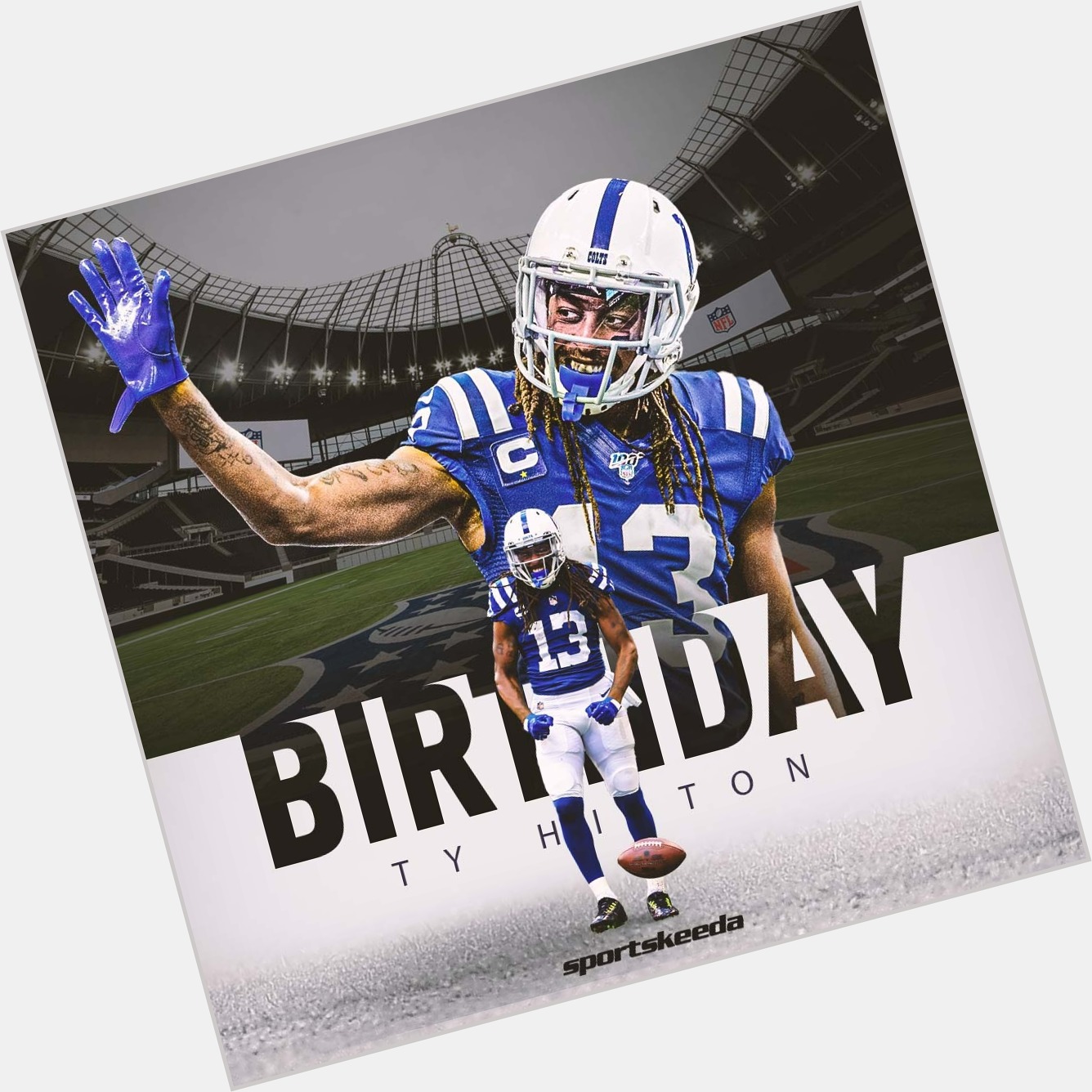 Happy 33rd Birthday to former Indianapolis Colts WR TY Hilton.  4X Pro Bowl Selections  