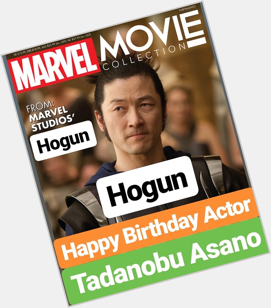 HAPPY BIRTHDAY 
HOGUN ACTOR
 Tadanobu Asano Hogun  