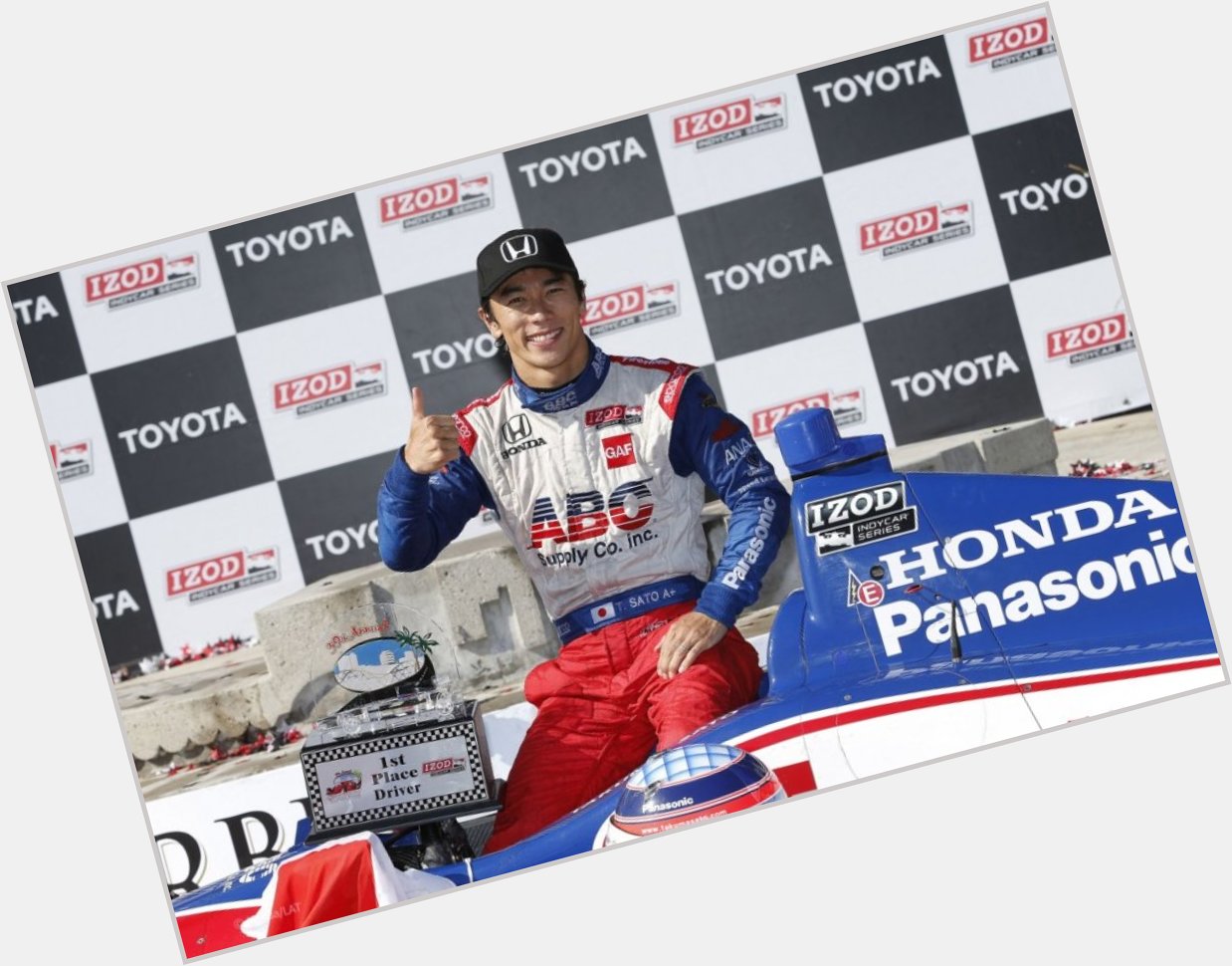 Happy Birthday Takuma Sato, first Asian driver to win the Indy 500. 