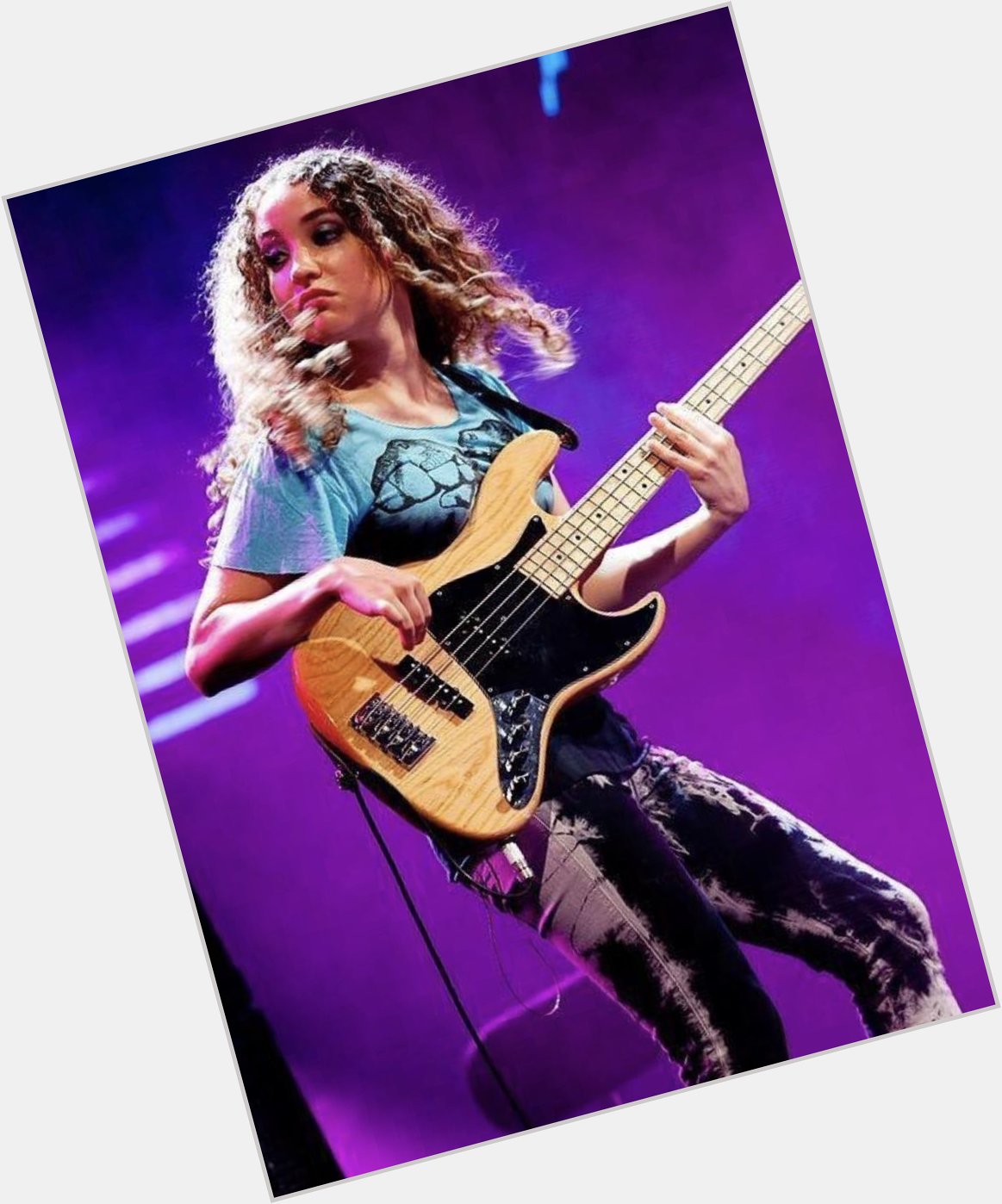 Happy 32nd Birthday to Tal Wilkenfeld. Born December 2, 1986. A phenomenal bass player! 