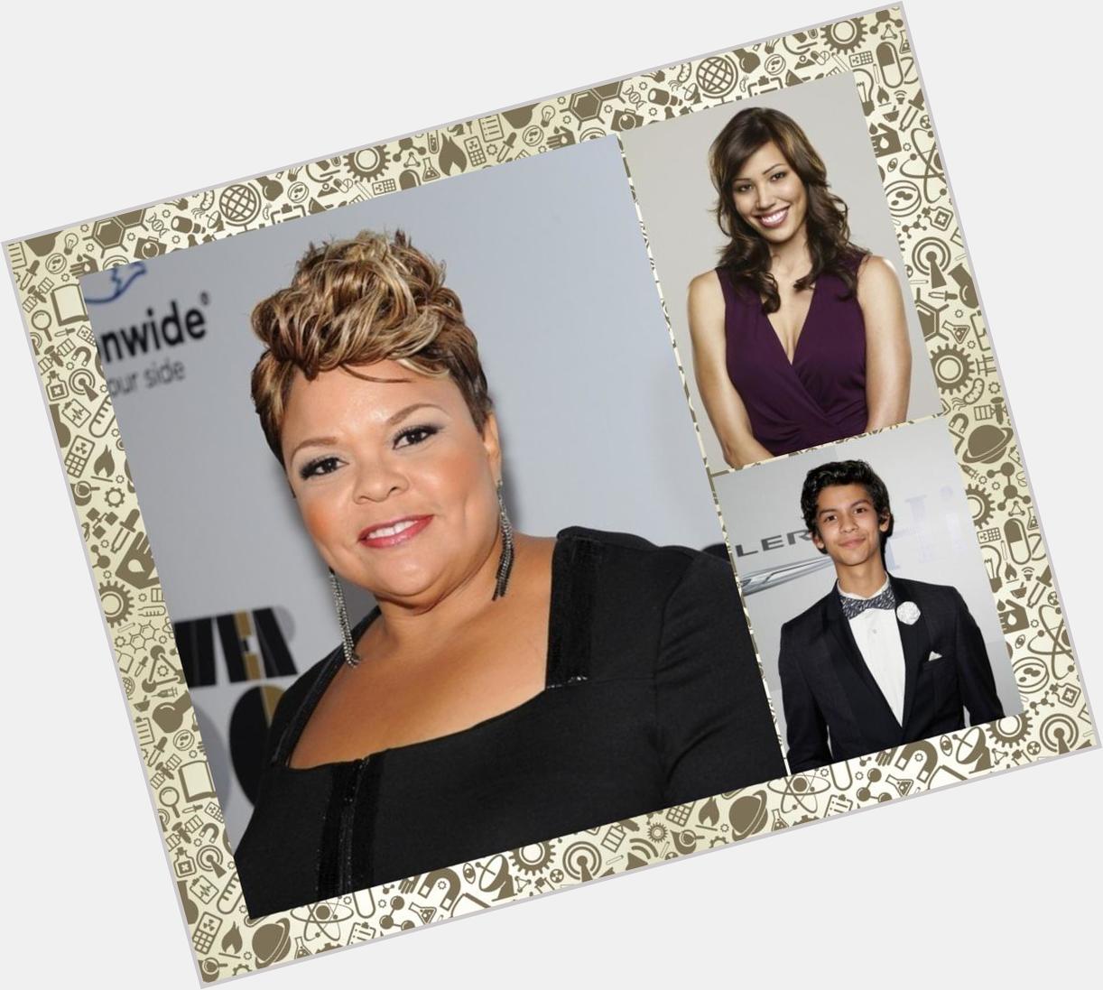  wishes Tamela Mann, Michaela Conlin, and Xolo Mariduena , a very happy birthday.  