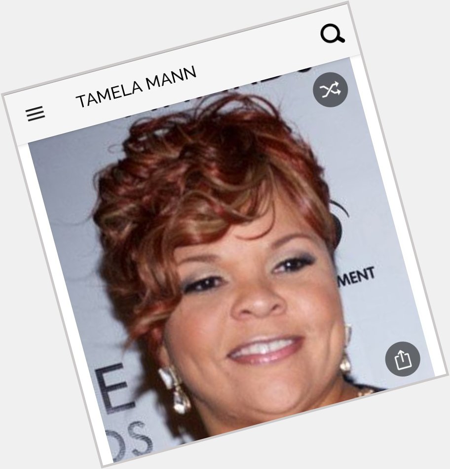 Happy birthday to this great actress. Happy birthday to Tamela Mann 