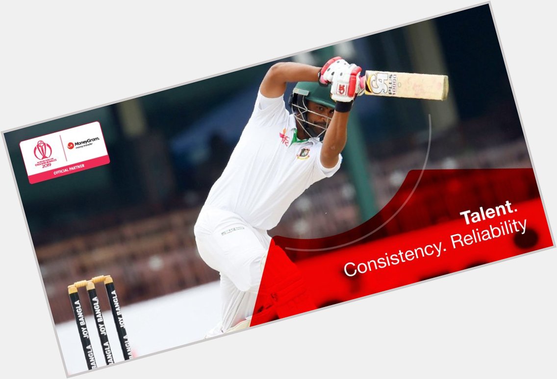 MoneyGram wishes Bangladesh\s talented opener Tamim Iqbal a very happy birthday and a great year ahead! 