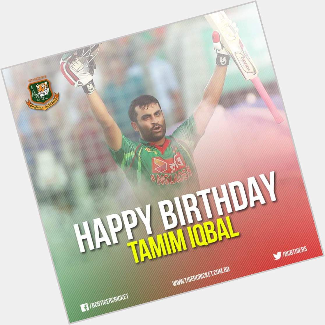 We wish a very happy birthday to our own Tamim Iqbal. Many Many happy returns of the day. 