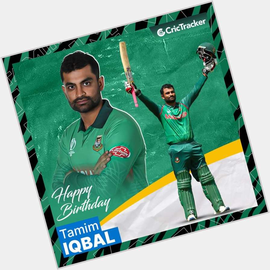 Only Bangladeshi batter with in all 3 formats 

Happy Birthday Tamim Iqbal 