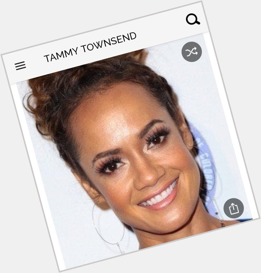 Happy birthday to this great actress. Happy birthday to Tammy Townsend 