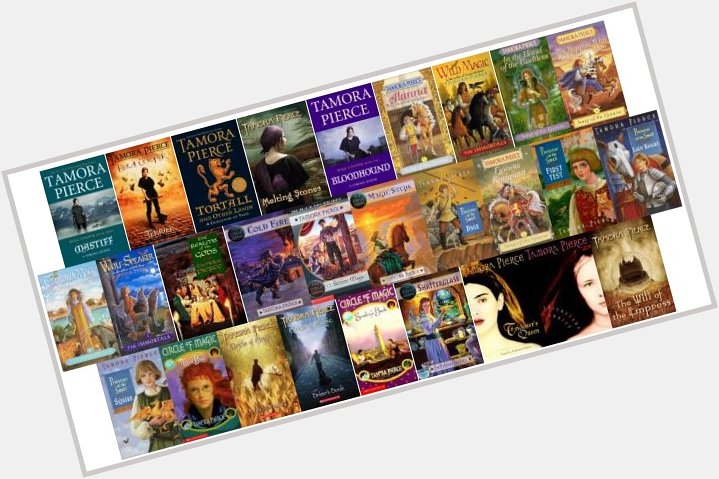 Happy 63rd birthday Tamora Pierce! Check out her amazing fantasy worlds and powerful heroines! 