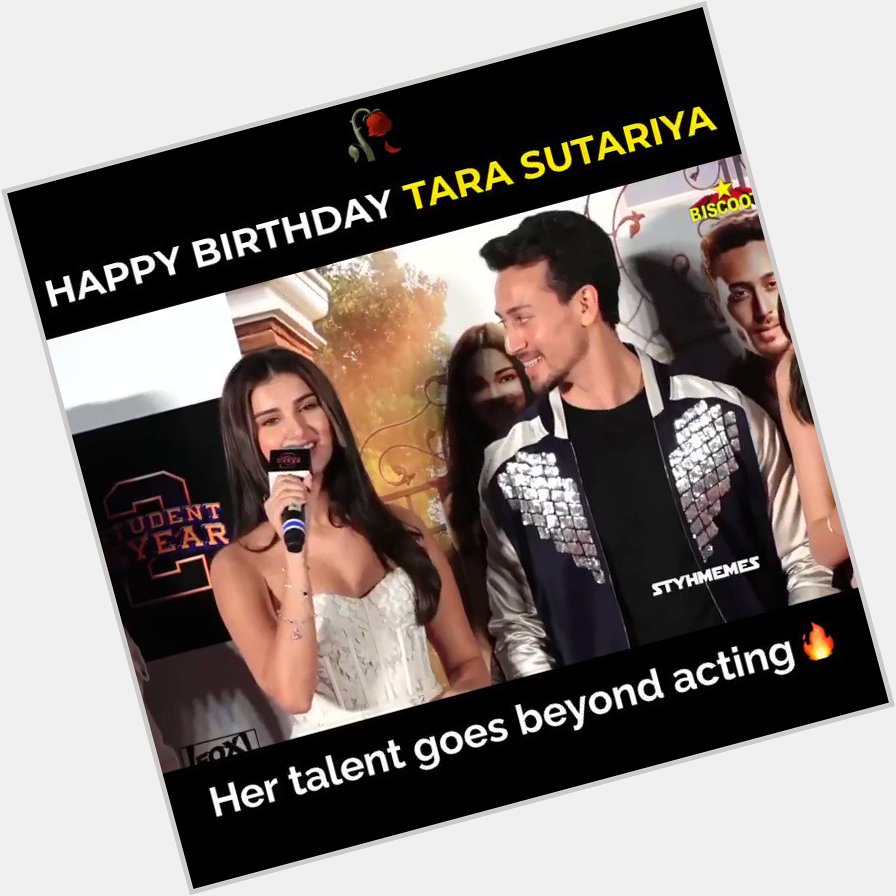 Happy Birthday Tara Sutaria    