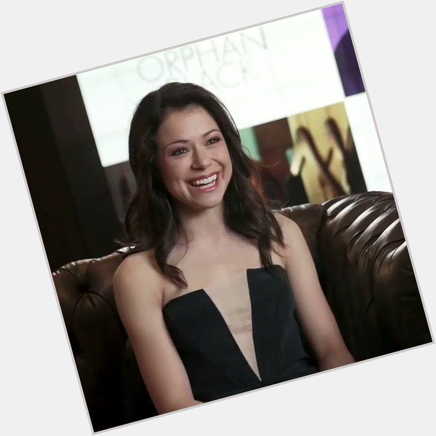 Happy birthday to the incredibly talented Tatiana Maslany! here\s a minute long video of her precious laugh 