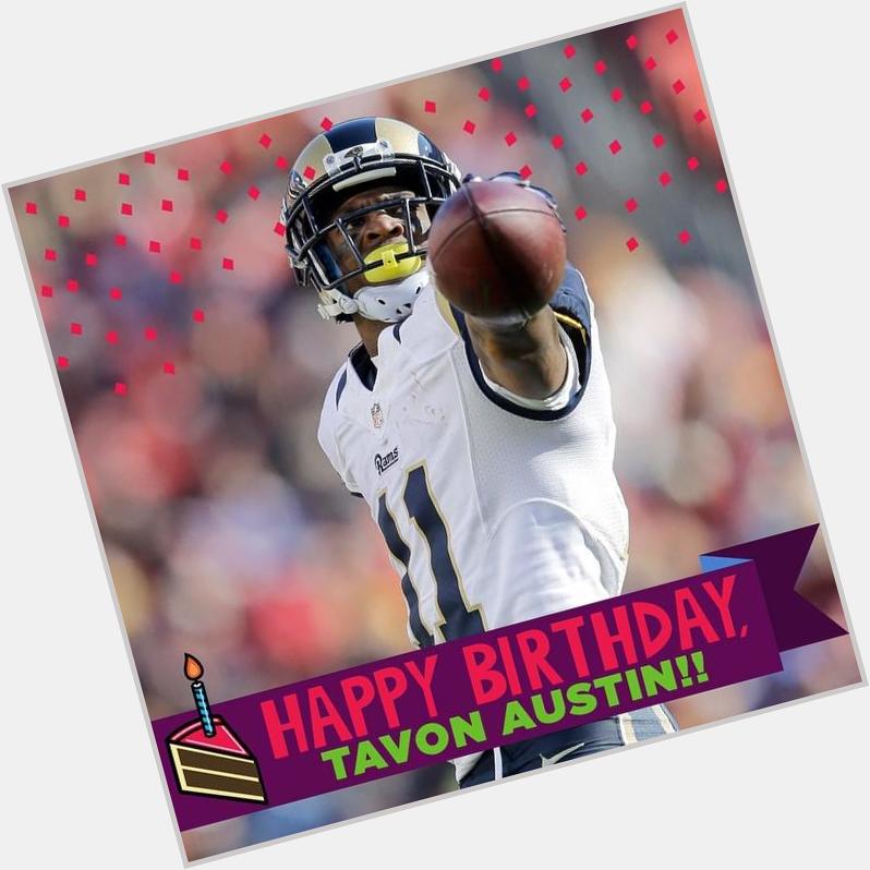  Double-tap to wish a Happy Birthday to WR Tavon Austin! by nfl 