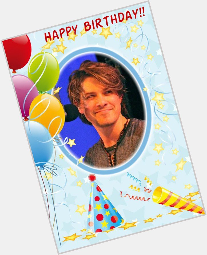 Happy Birthday Taylor Hanson! Have a great day with family and friends! 