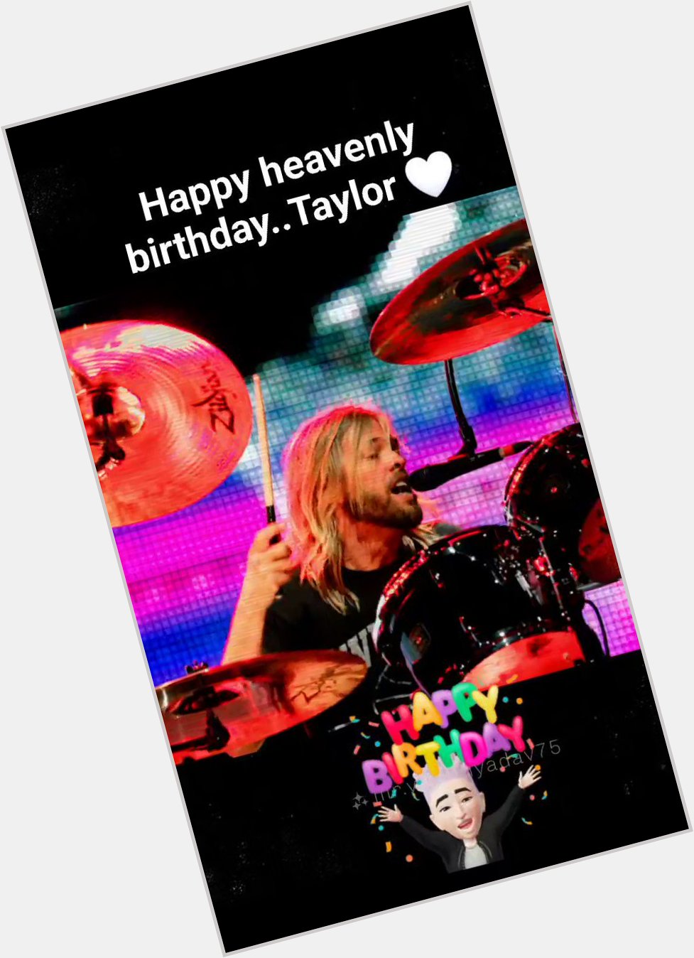 Happy heavenly birthday to Oliver Taylor Hawkins (February 17,1972 - March 25,2022)  
