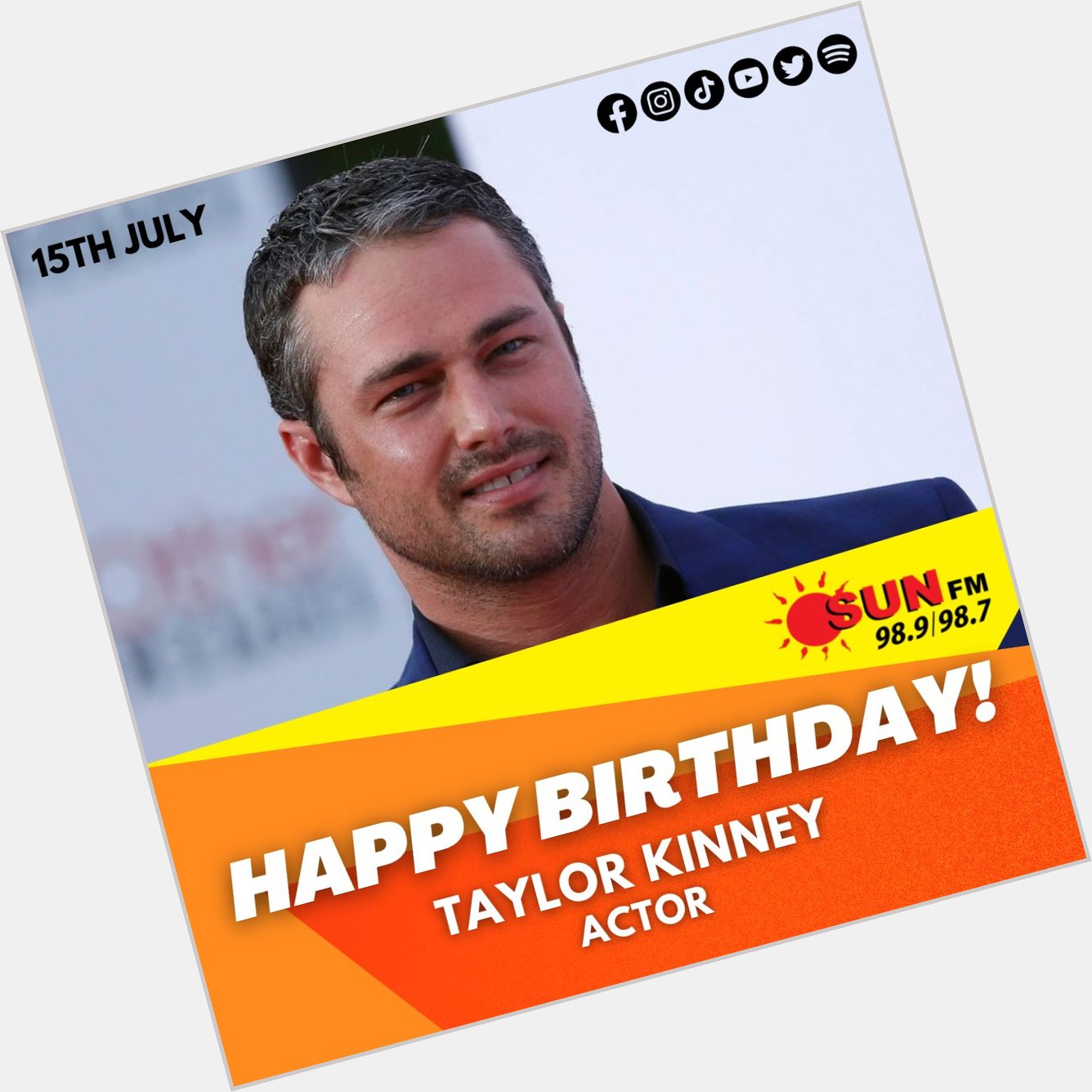 Happy Birthday Taylor Kinney  