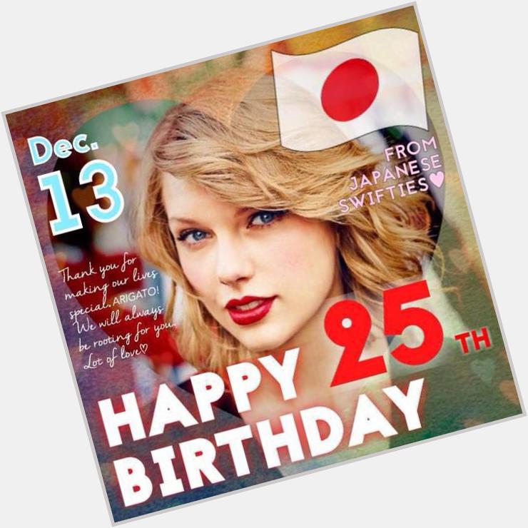 Happy Birthday  Taylor Swift                      Taylor Swift                        25               