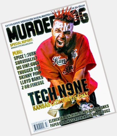  Happy Birthday Kansas City Pioneer TECH N9NE from Murder Dog Magazine 