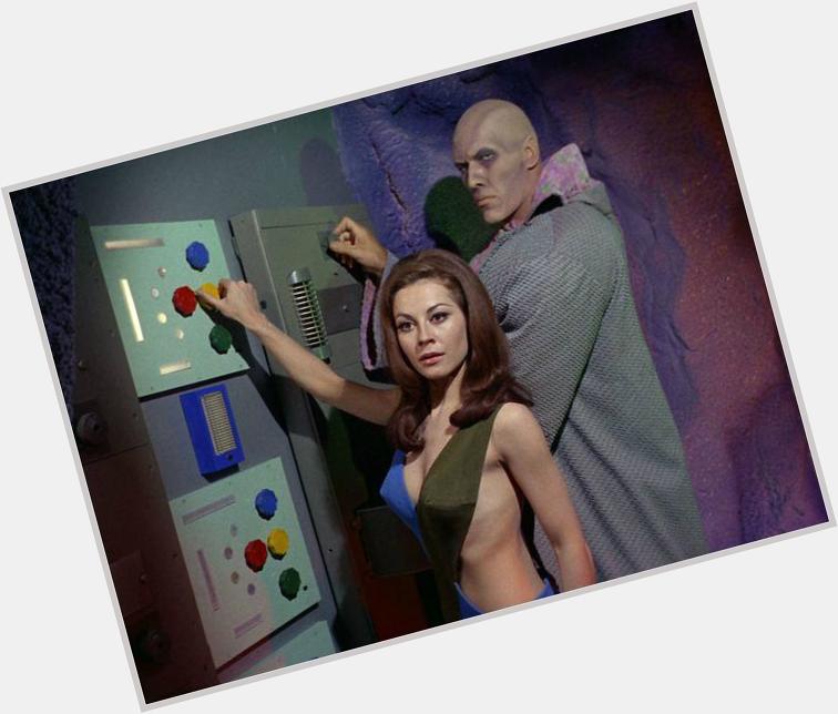 Sherry Jackson and Ted Cassidy in STAR TREK episode WHAT ARE LITTLE GIRLS MADE OF?  1966  Happy birthday Mr. Cassidy. 