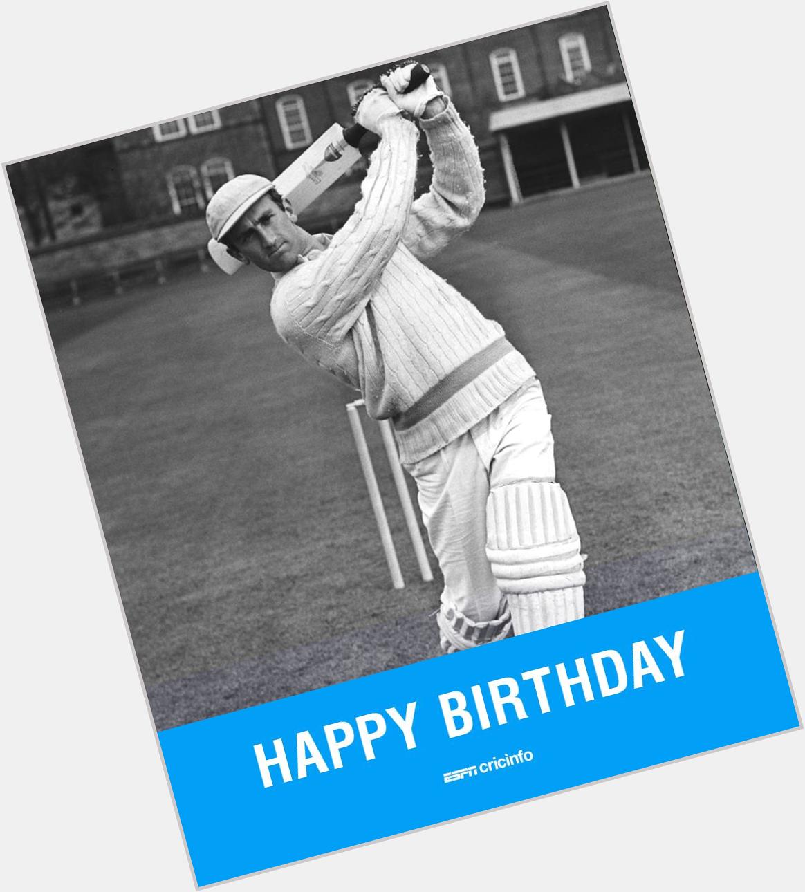  Happy Birthday to \Lord \Ted Dexter

The English cricketer turns 84 today

 